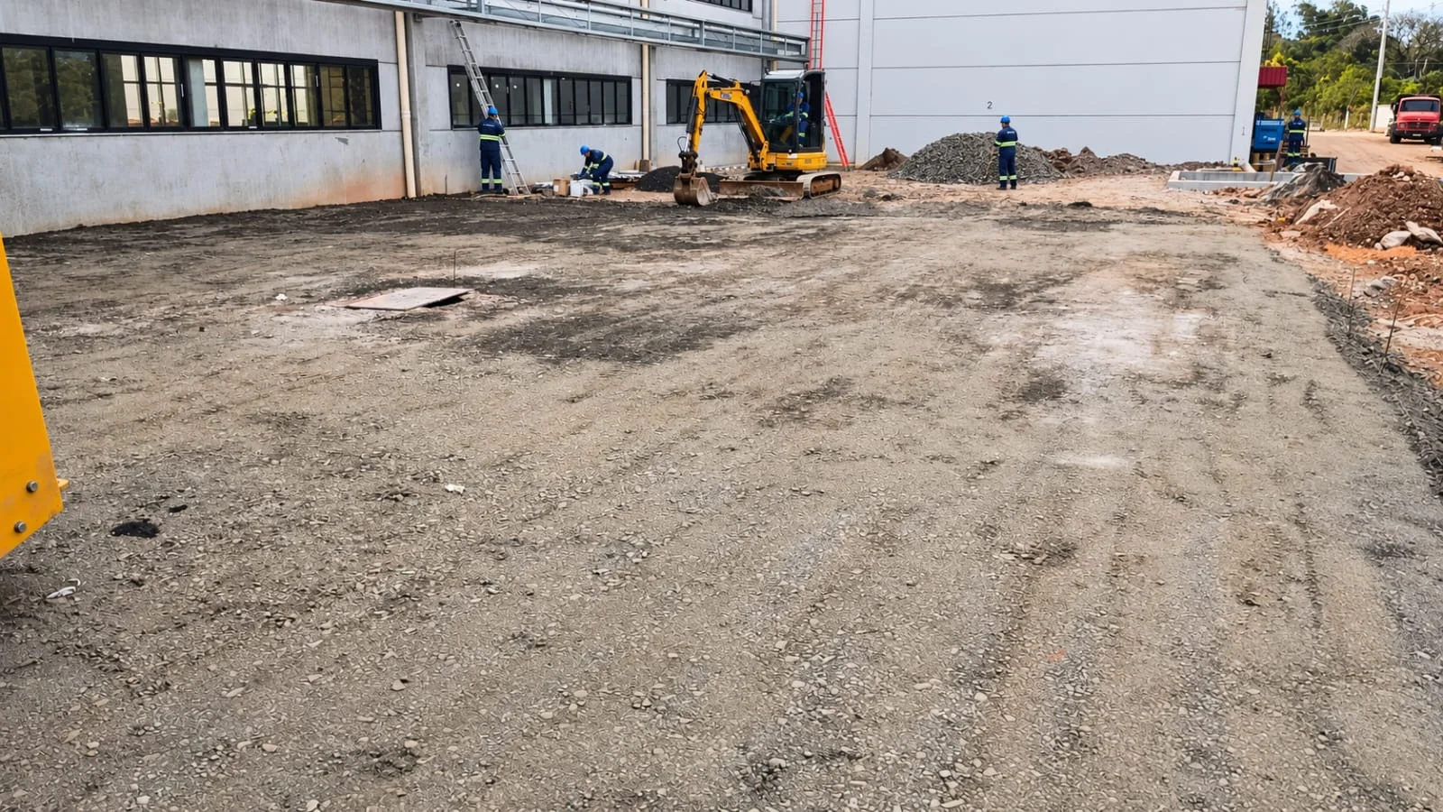 Obra executada pela Elotec