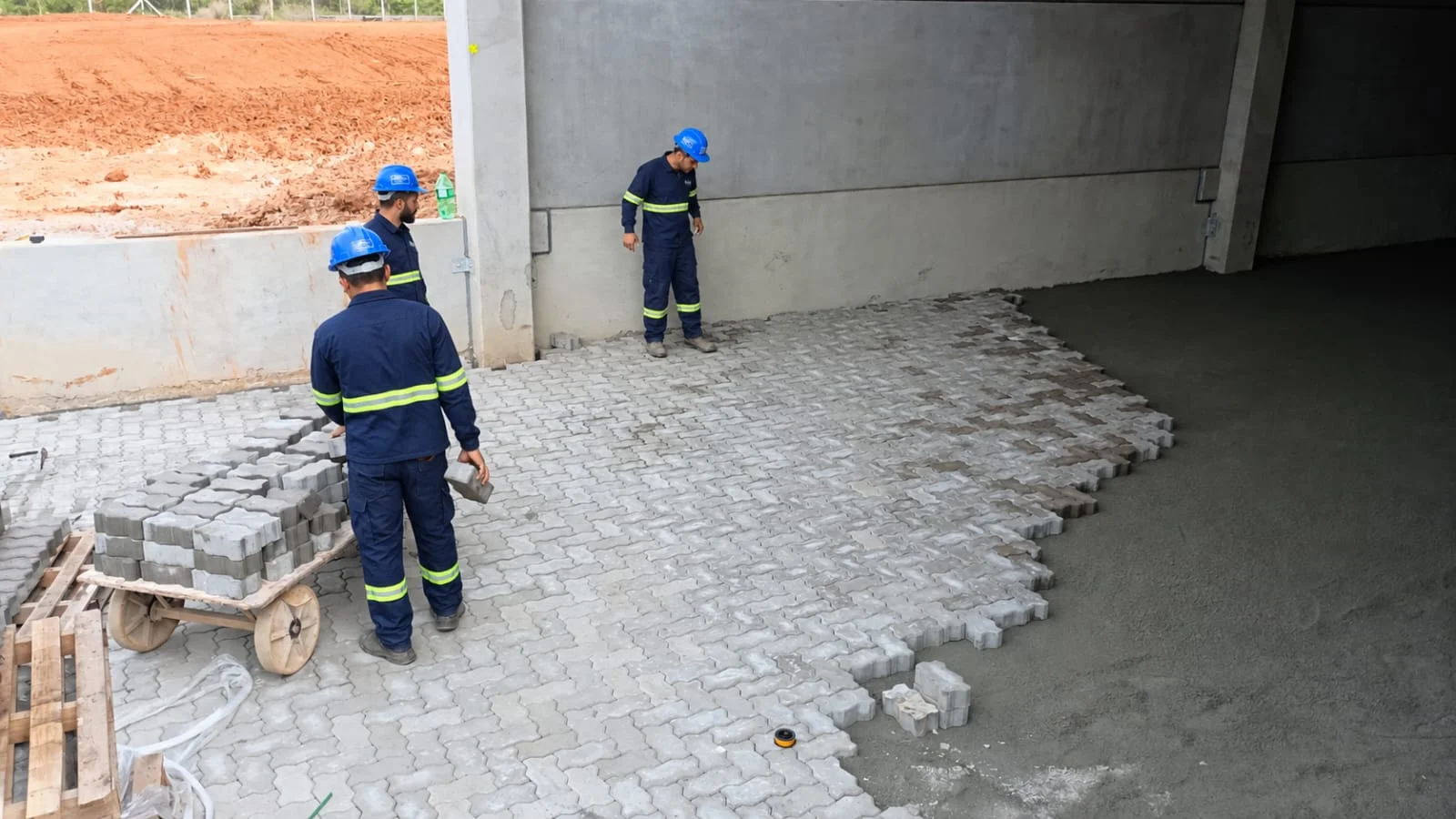Obra executada pela Elotec
