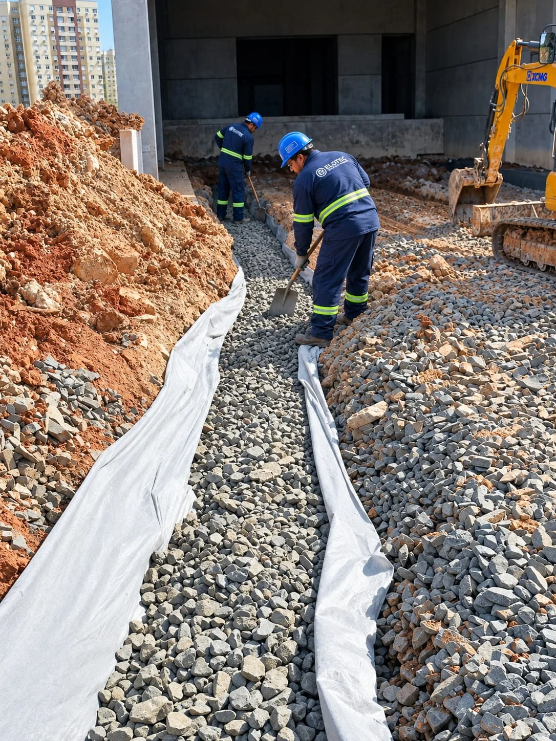 Obra executada pela Elotec