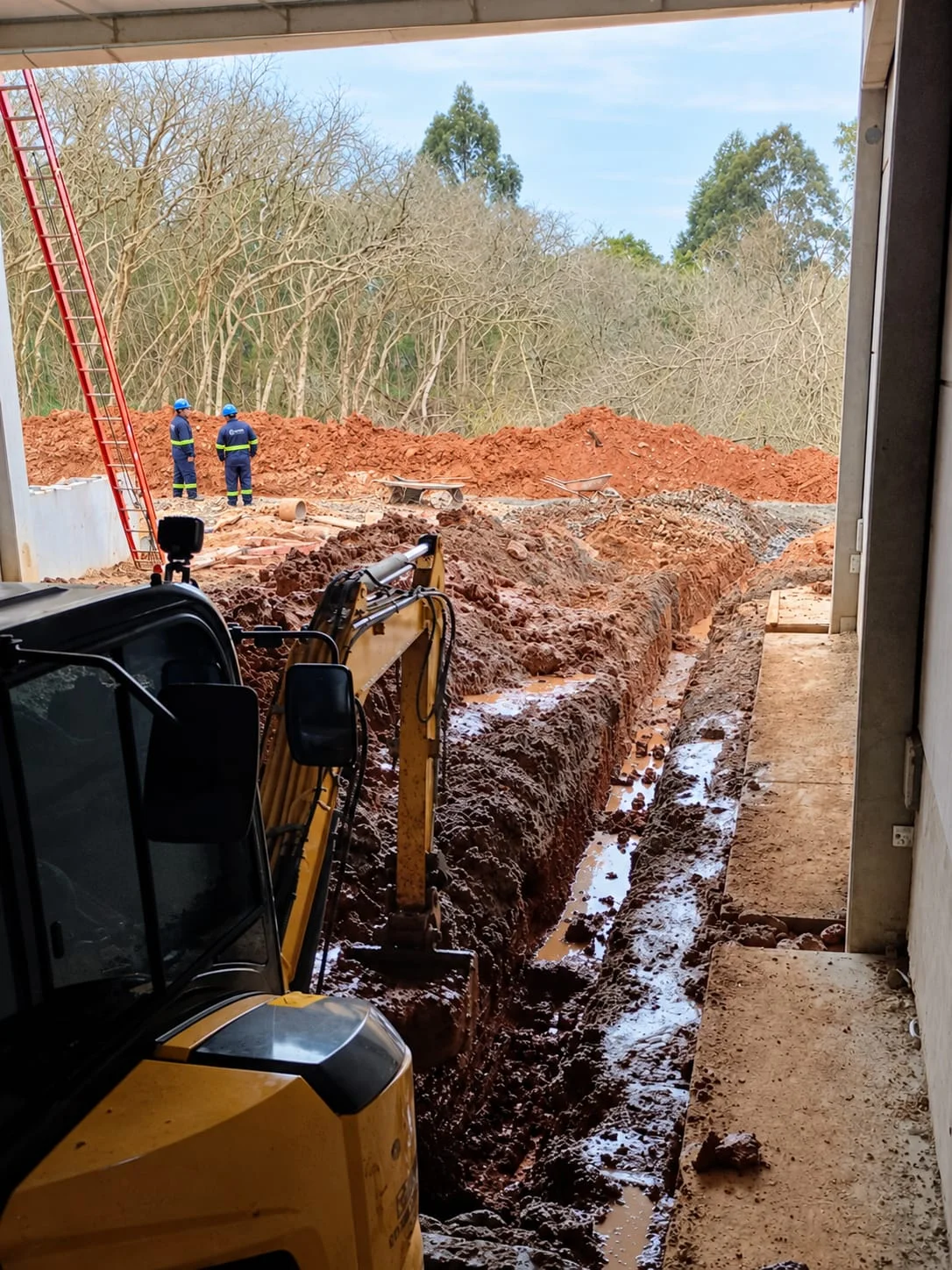 Obra executada pela Elotec