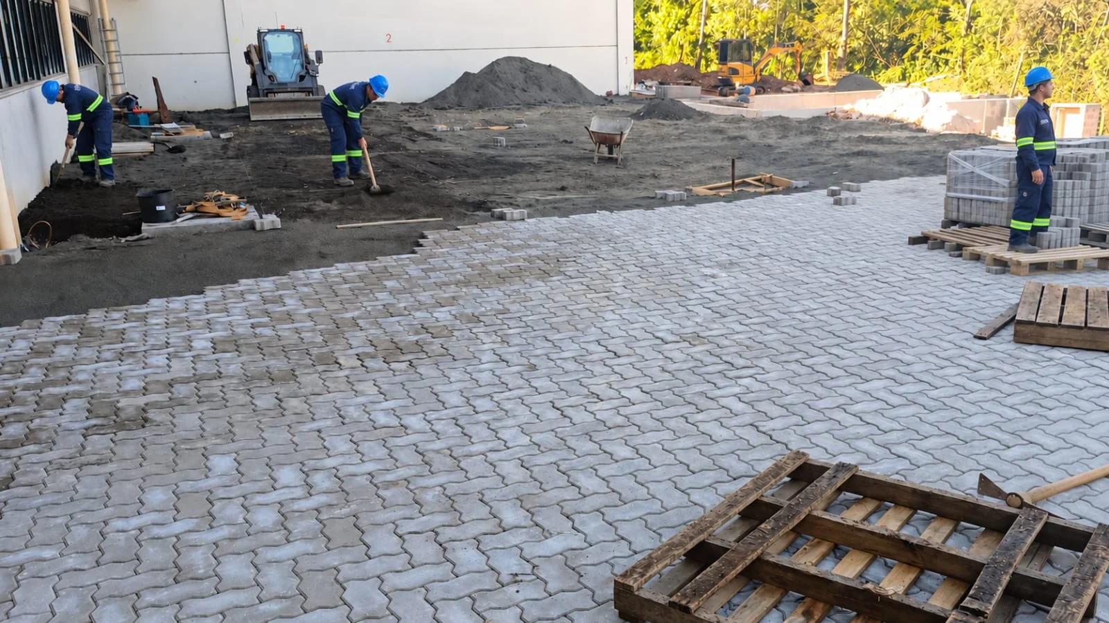 Obra executada pela Elotec