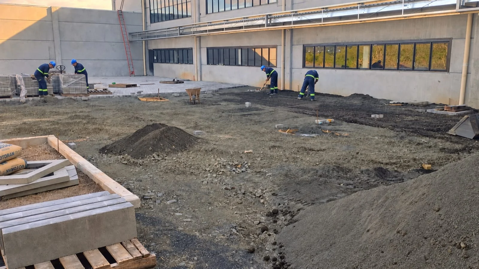 Obra executada pela Elotec