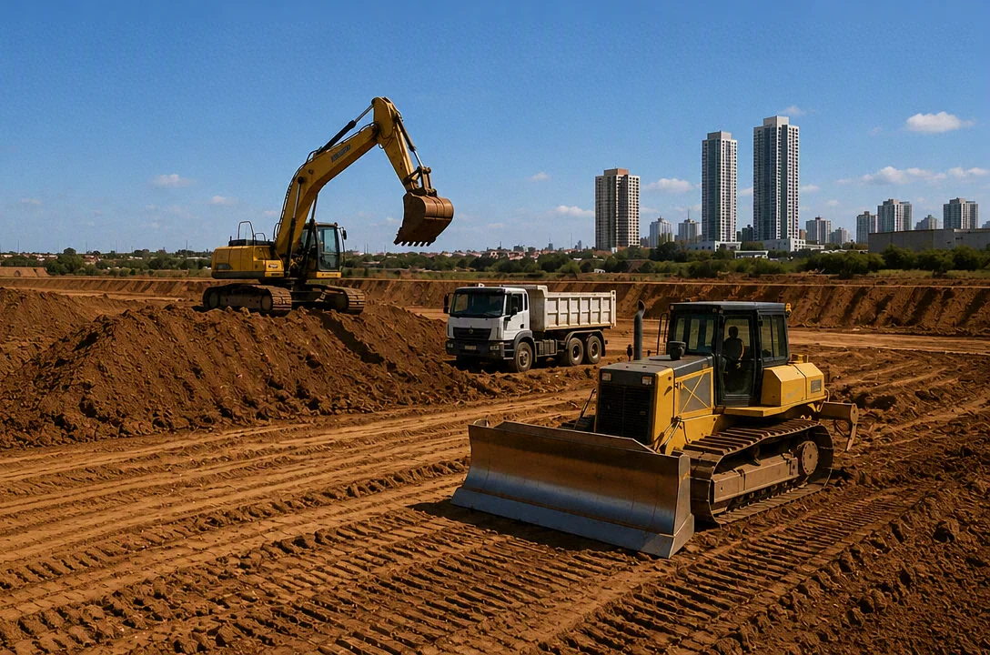 Terraplanagem e Preparação de Áreas